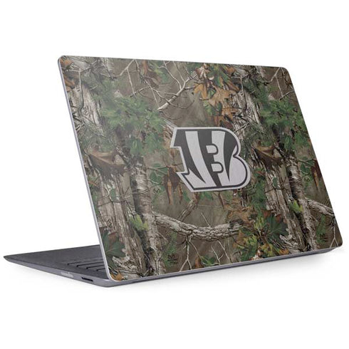 NFL Cincinnati Bengals Realtree Xtra Green Camo Surface Laptop 2 Skin